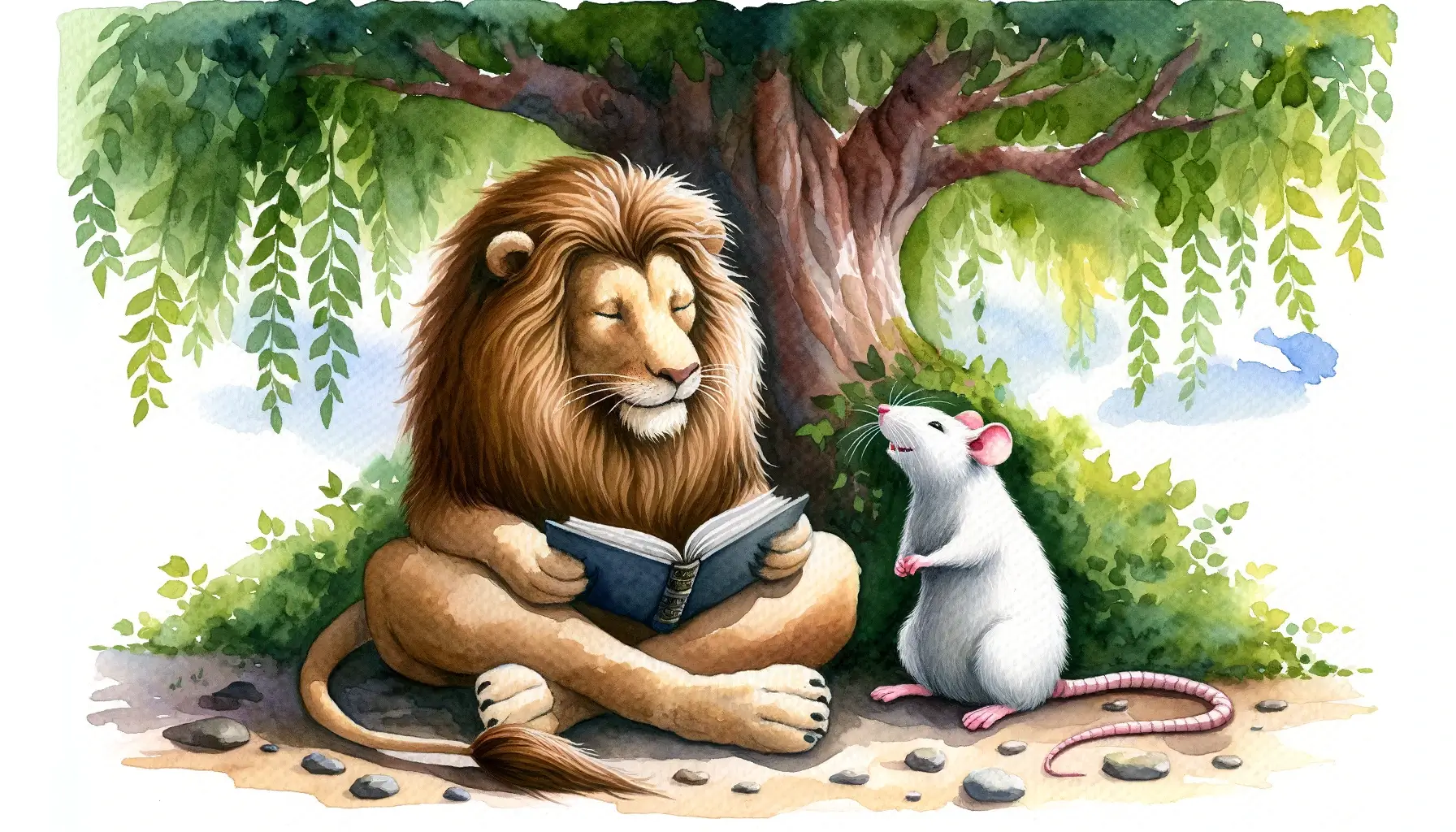 le lion-et-le-rat